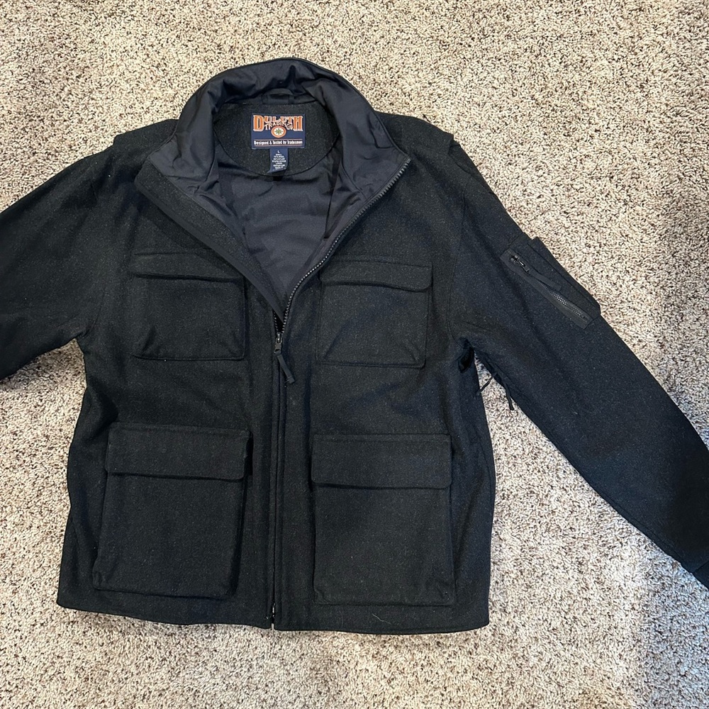 Duluth Trading Men’s Wool (75% wool) coat.